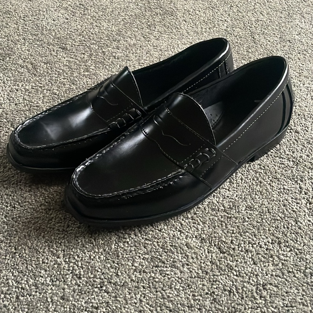 Classic NEW MENS Black Loafers NUNNBUSH LEATHER 10.5M
